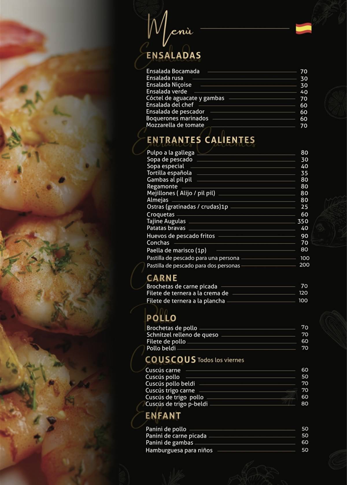 Menu de Bocamada