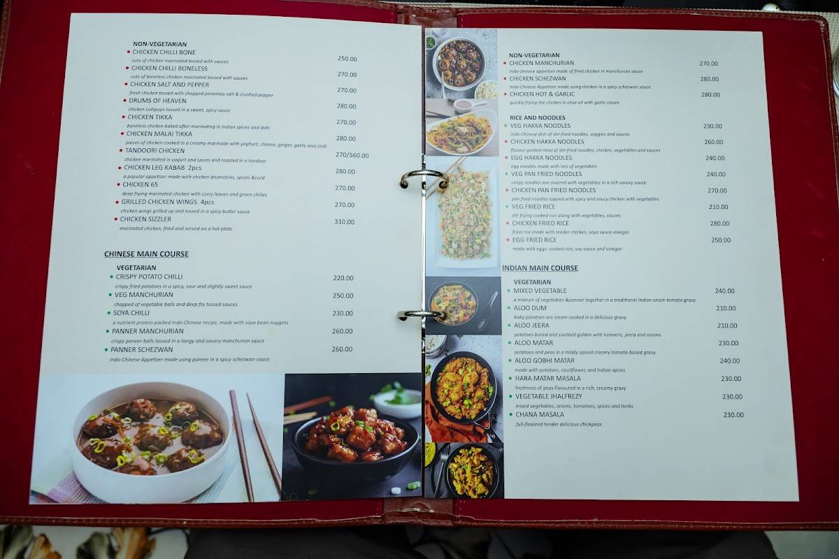 Olive Restaurant menu