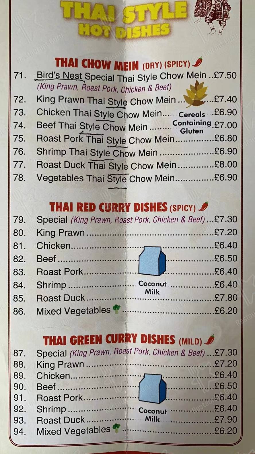 Menu at Birds Nest Takeaway fast food, Wetherby, 206 High St