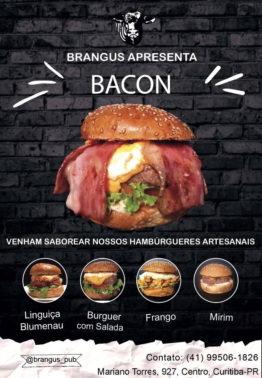 Brangus Pub, Hamburgueria e Restaurante cardápio