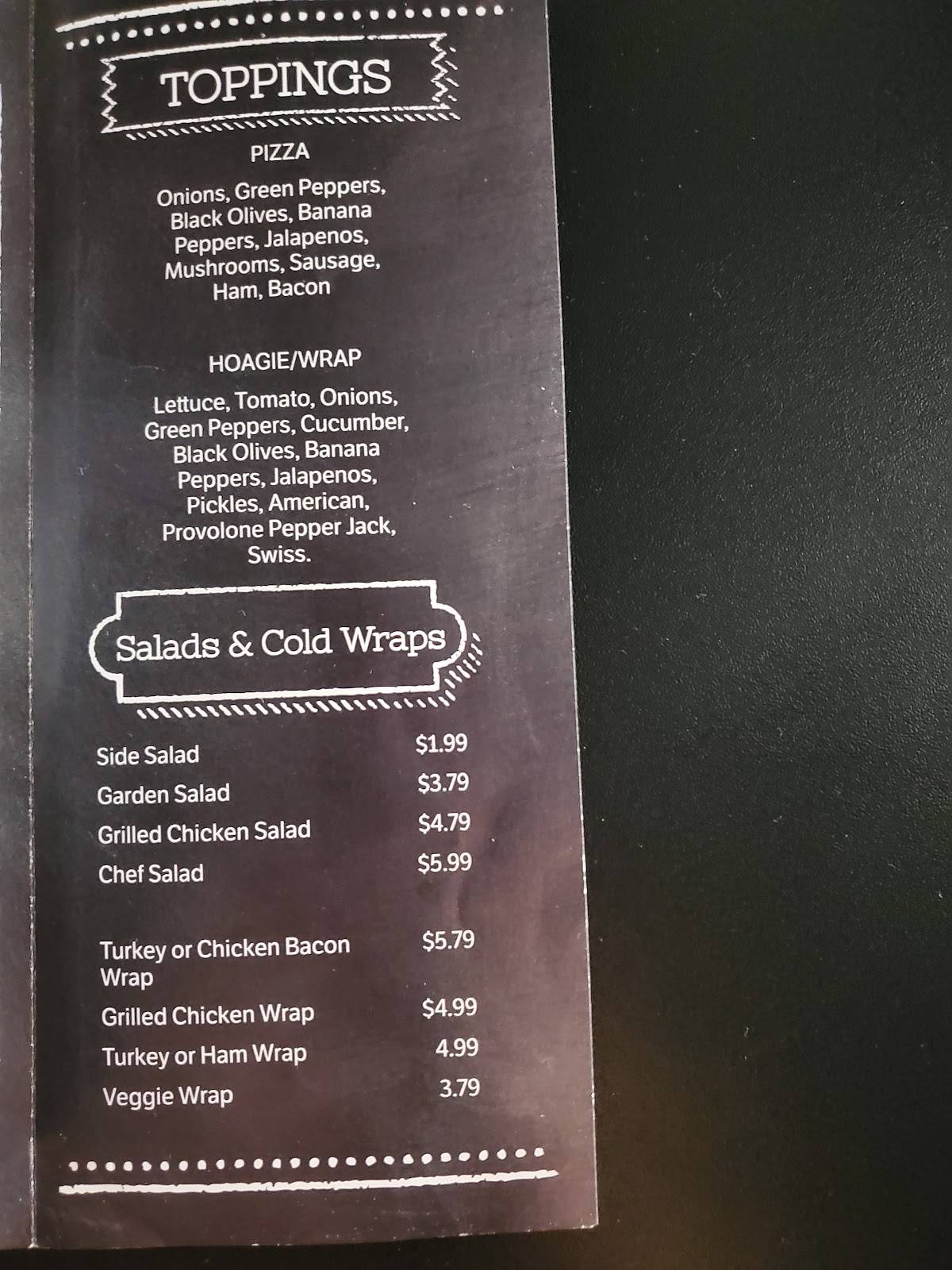 Menu at BrightSide Tavern pub & bar, Jewett