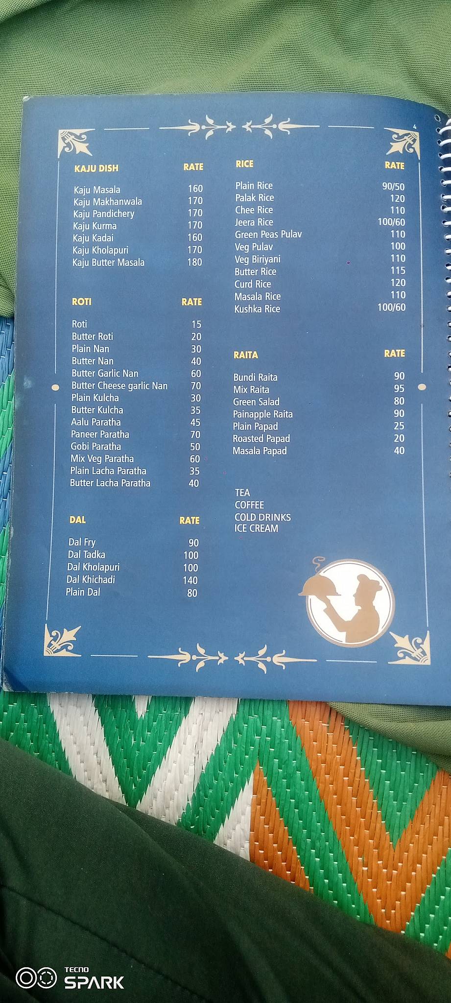Brindavan Pure veg menu