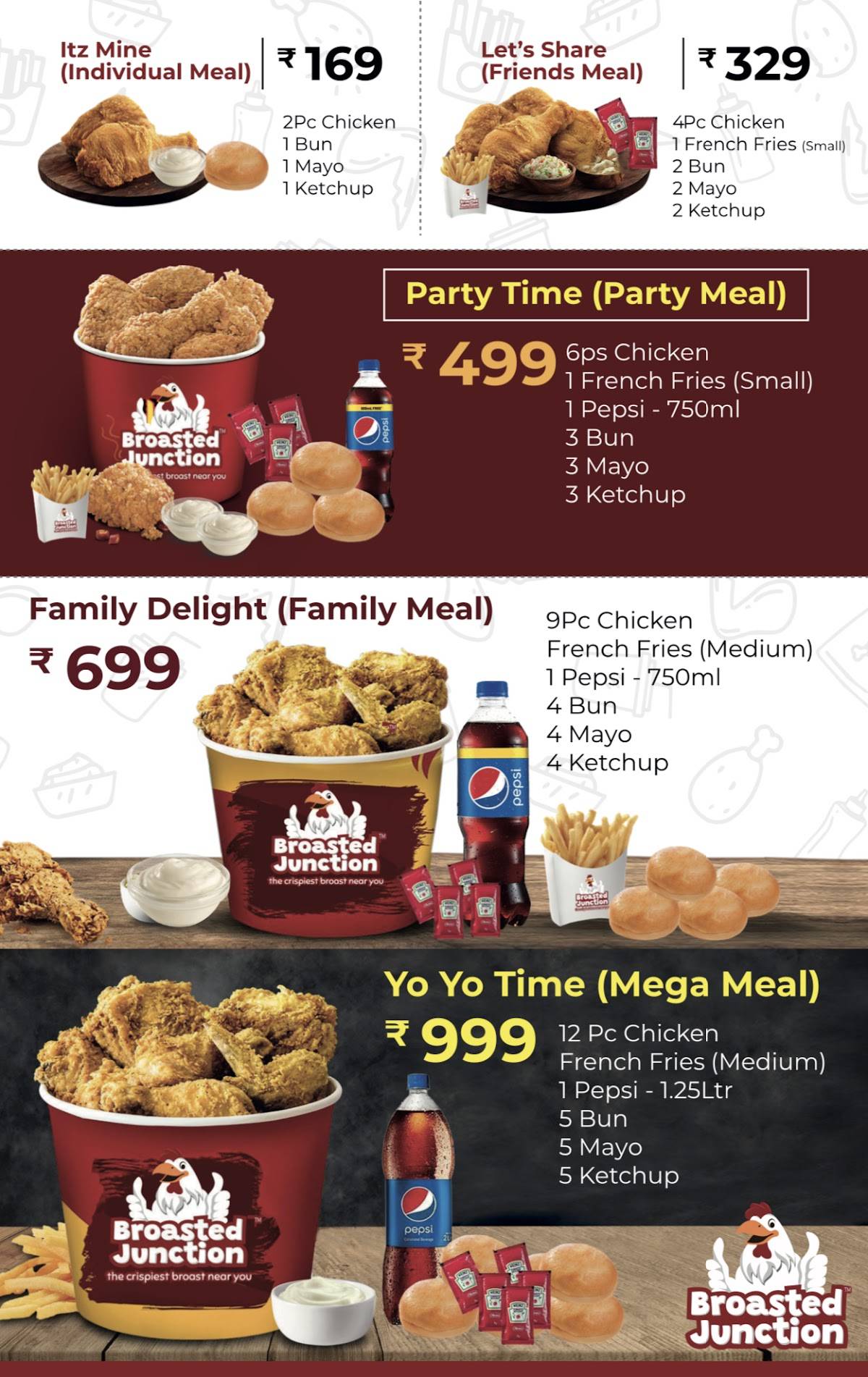 Broasted Junction menu