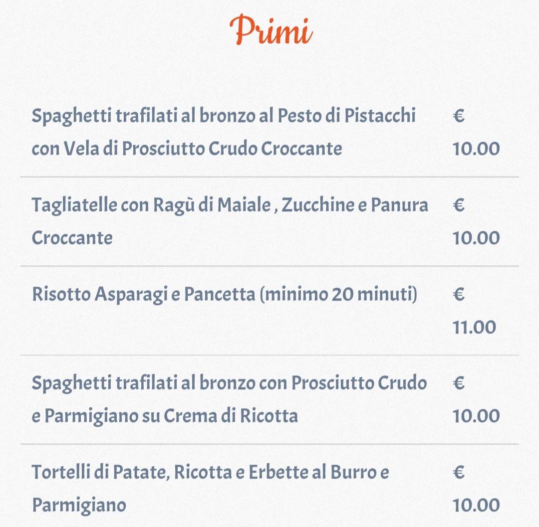 Menu di Brodo di Giuggiole 