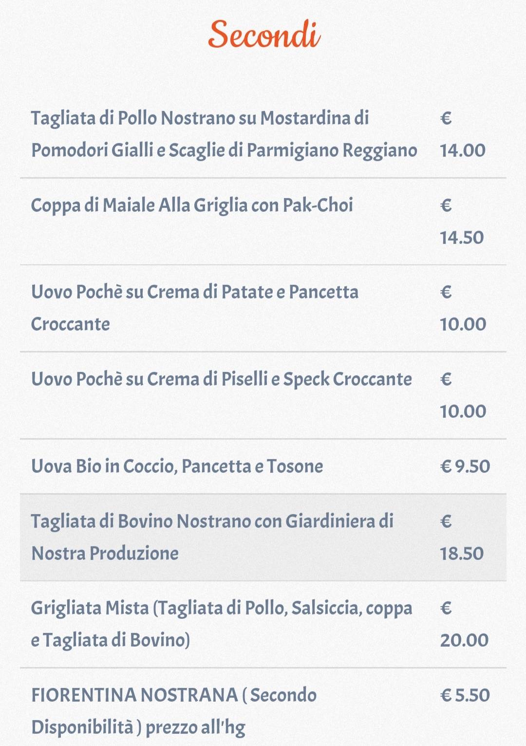Menu di Brodo di Giuggiole 