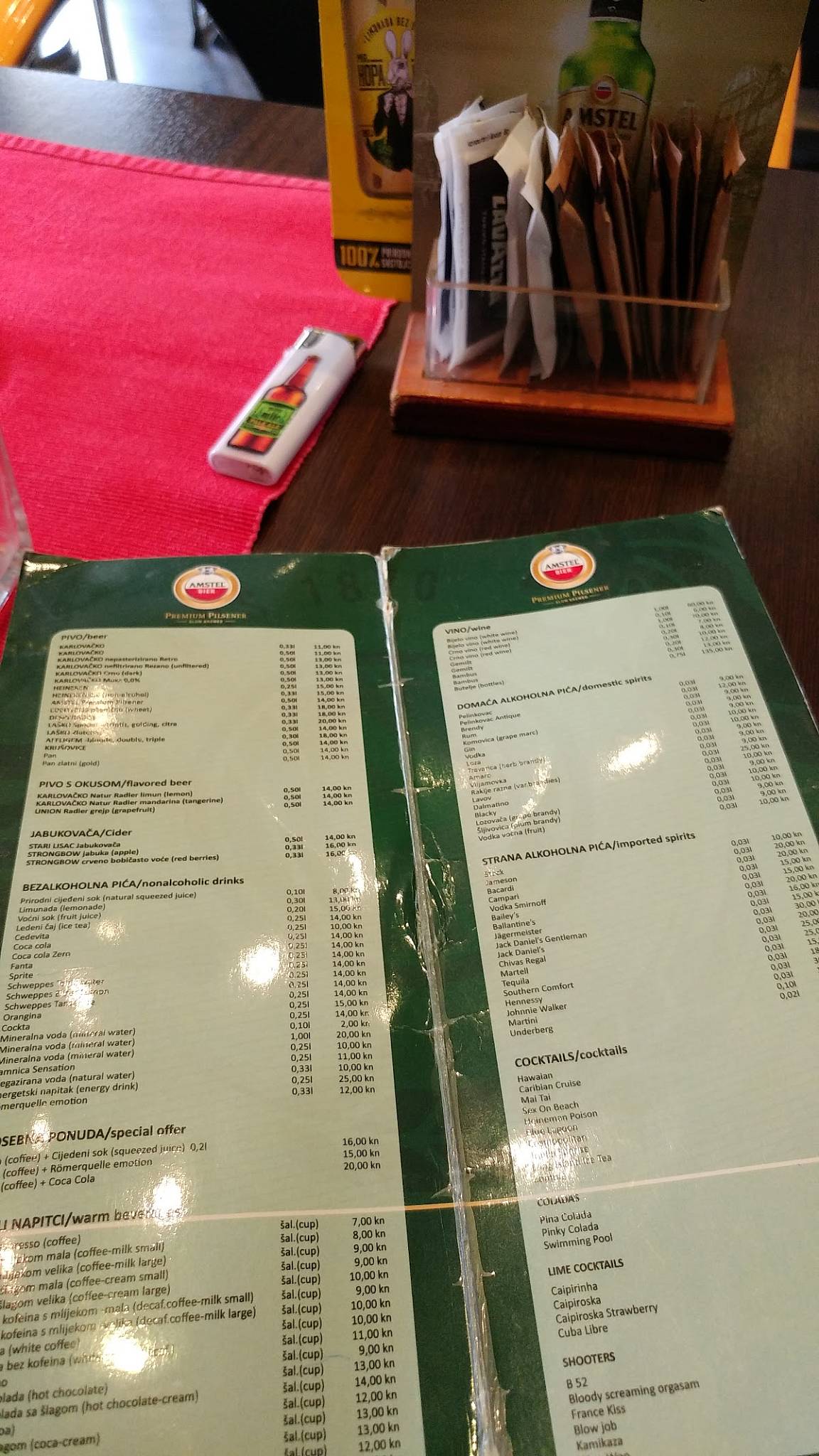 Menu di CODE Caffe Bar 