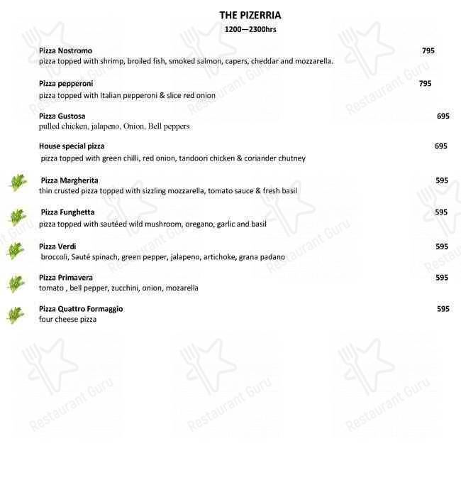 Cafe Delish menu