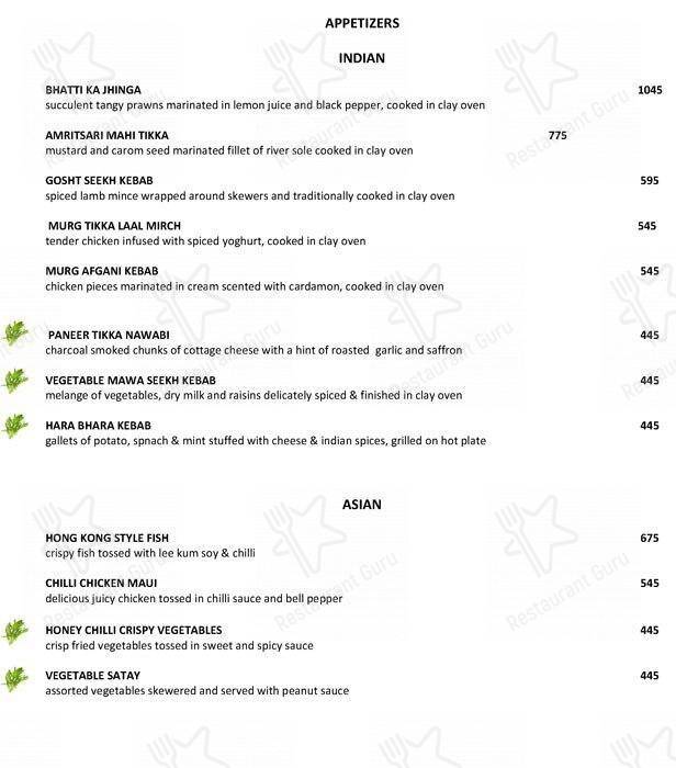 Cafe Delish menu