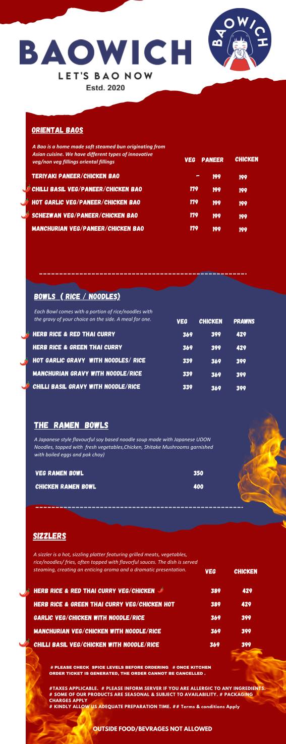 Cafe Chai Coffee Best Bar and Restaurant in Goa menu