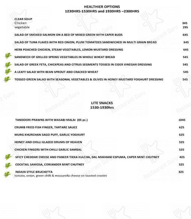 Cafe Delish menu
