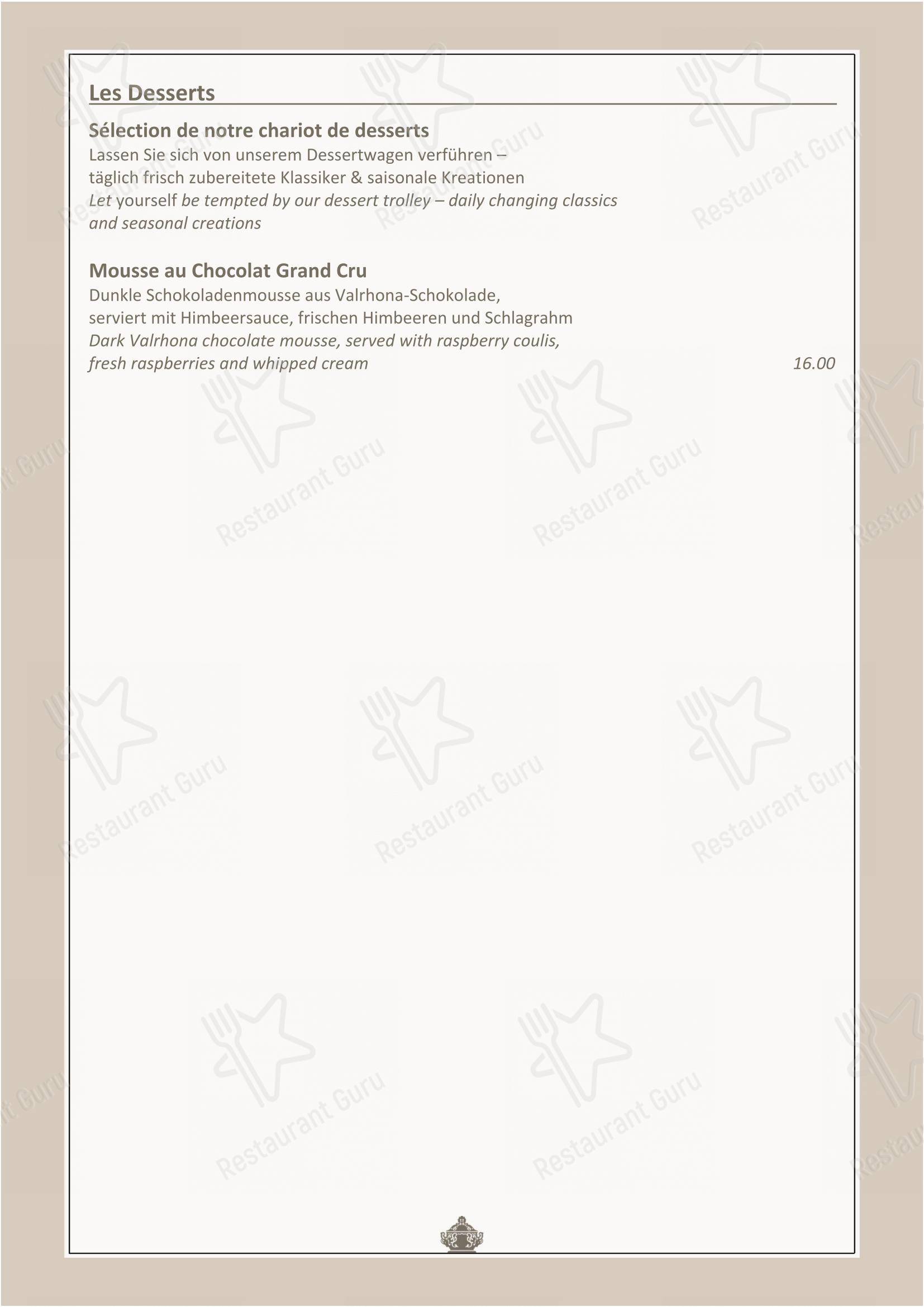 Café Gourmet in Zurigo - Menu bar