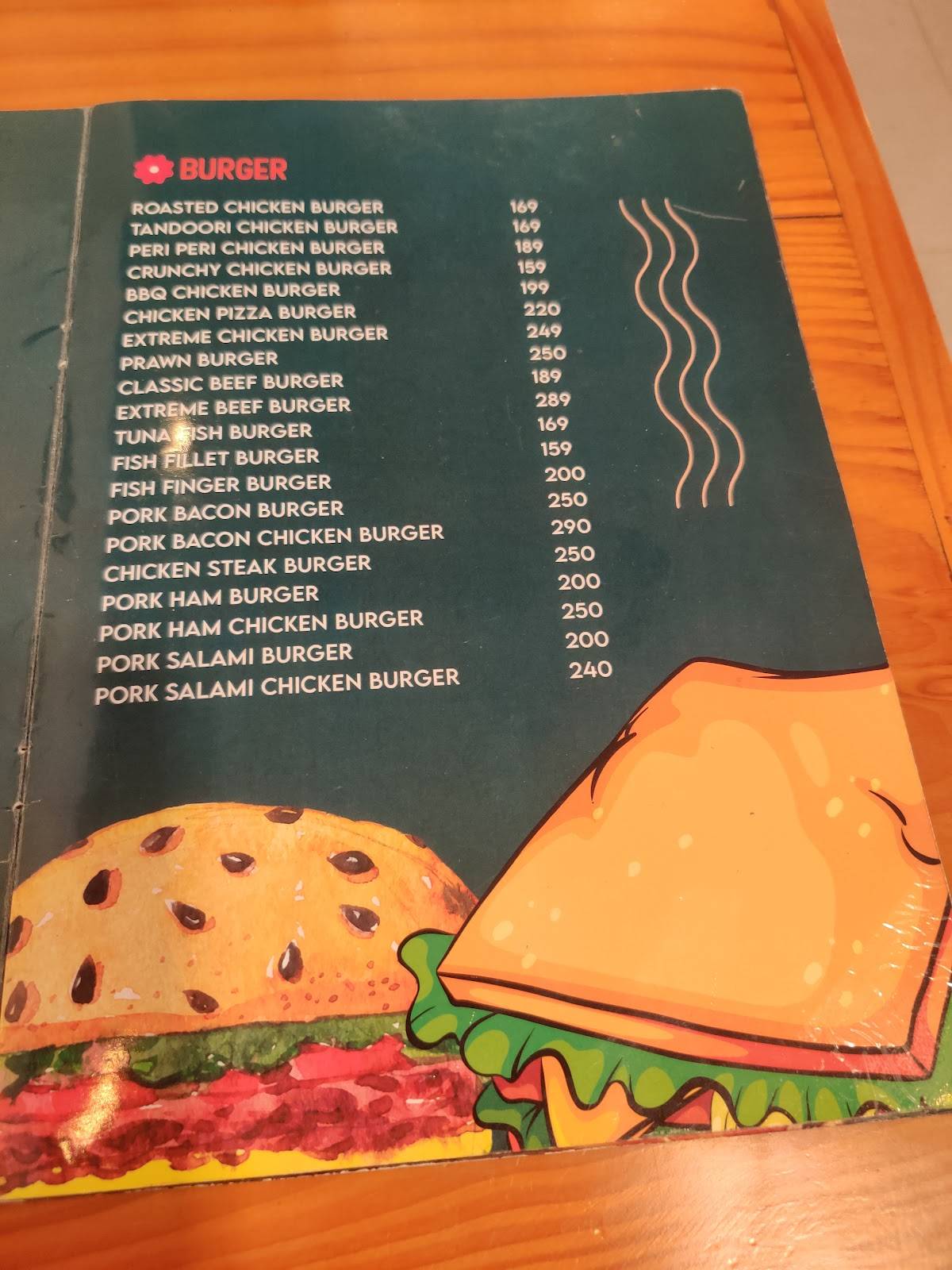 Home Flavours menu