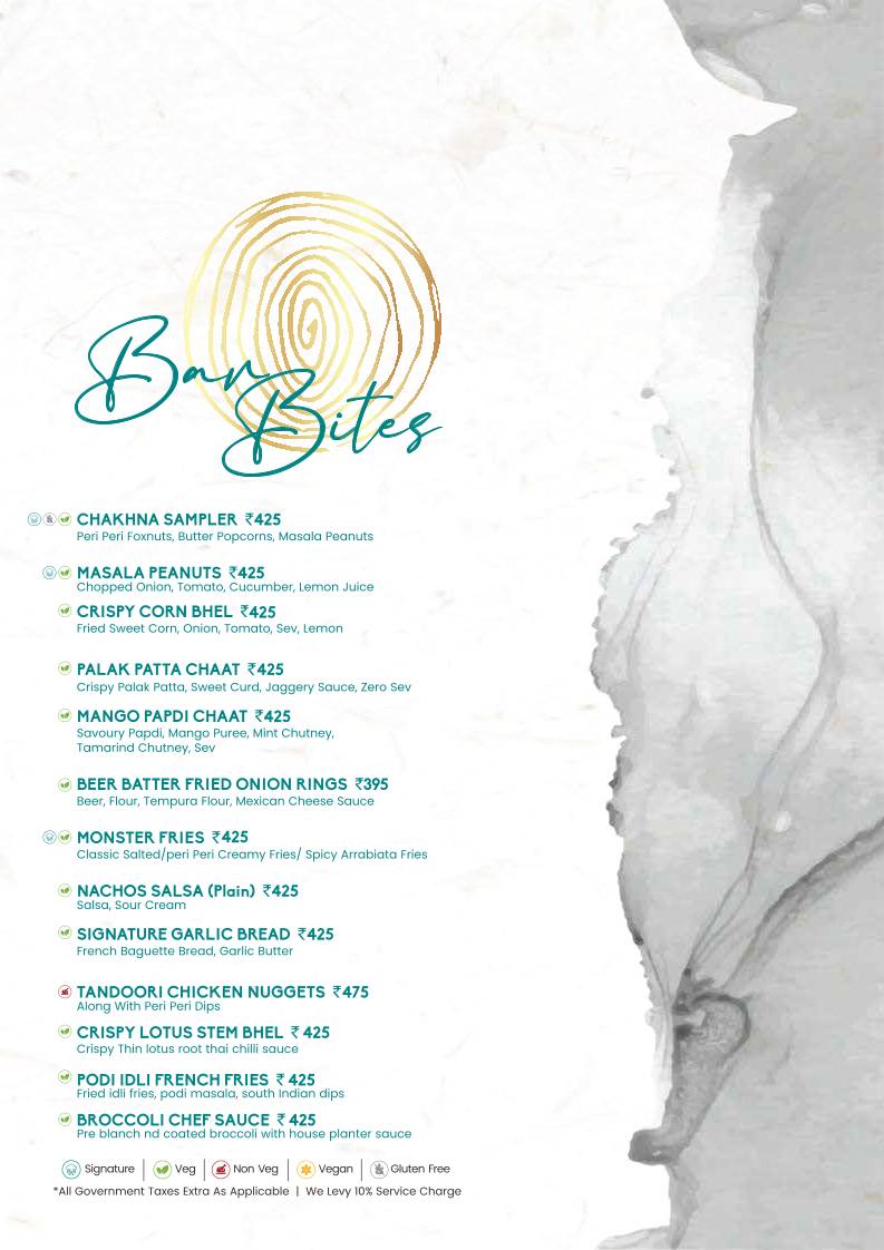 Open House Cafe menu