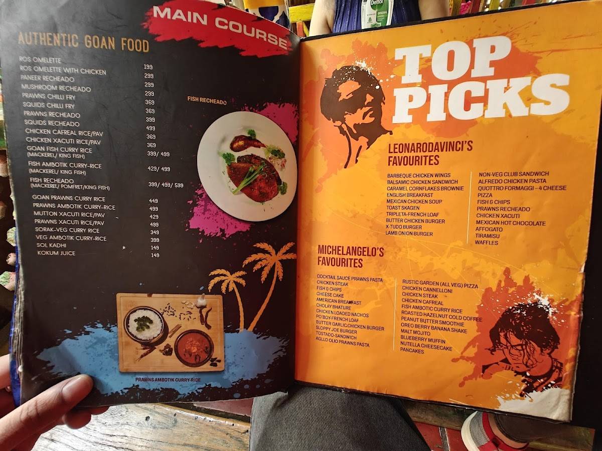 THE CAFE BUDDHA menu