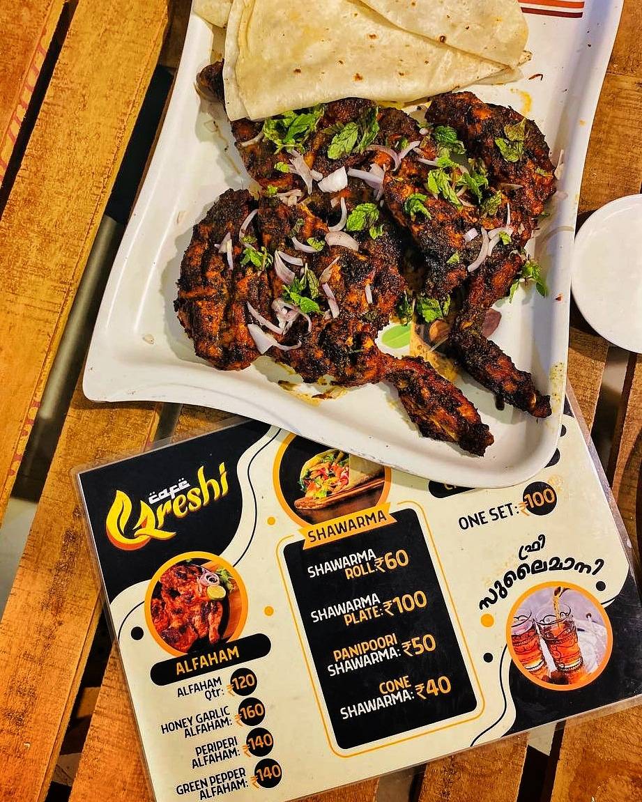 Cafe qureshi menu