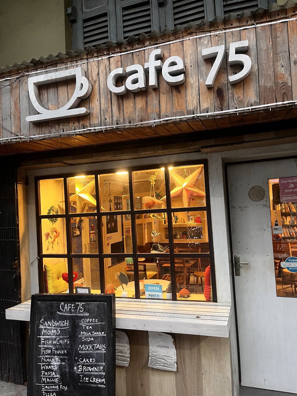 Cafe75 menu