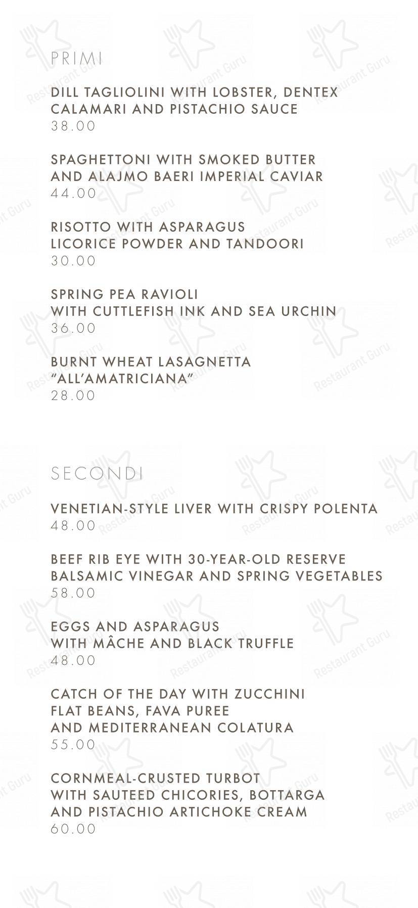 Menu pour Caffè Stern - Menu