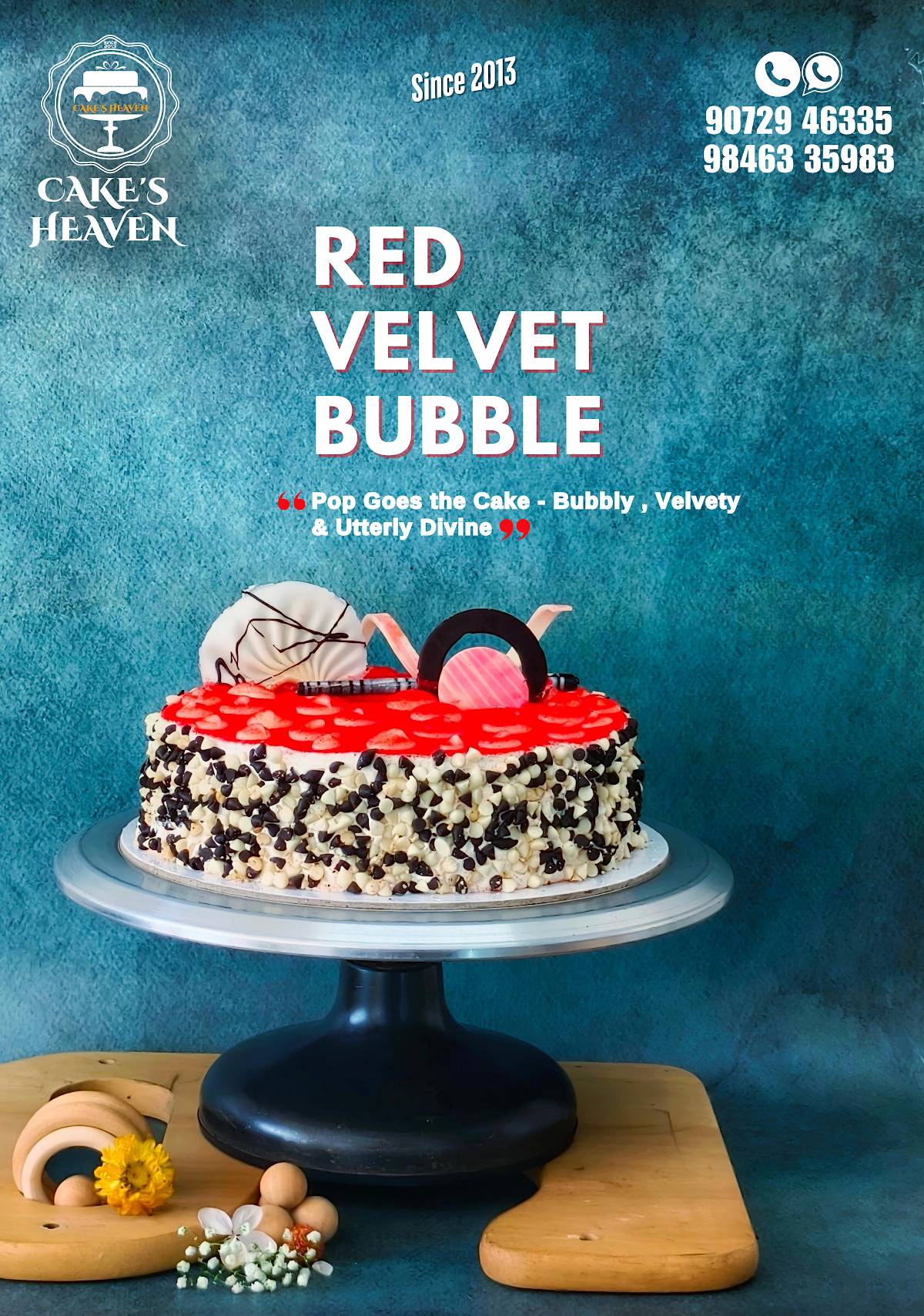 Cake's Heaven menu
