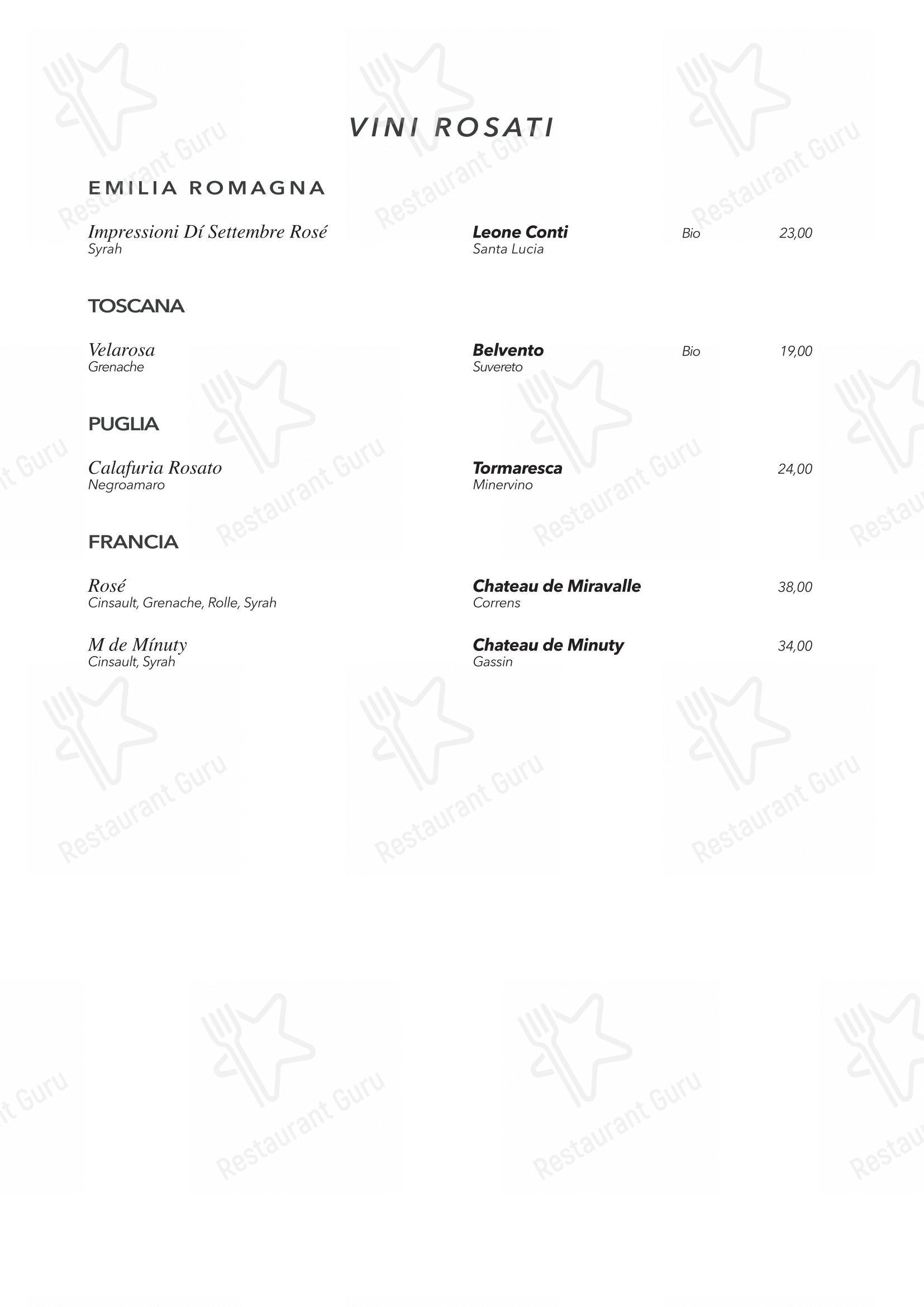 Menu di Ristorante Calamare - Детское