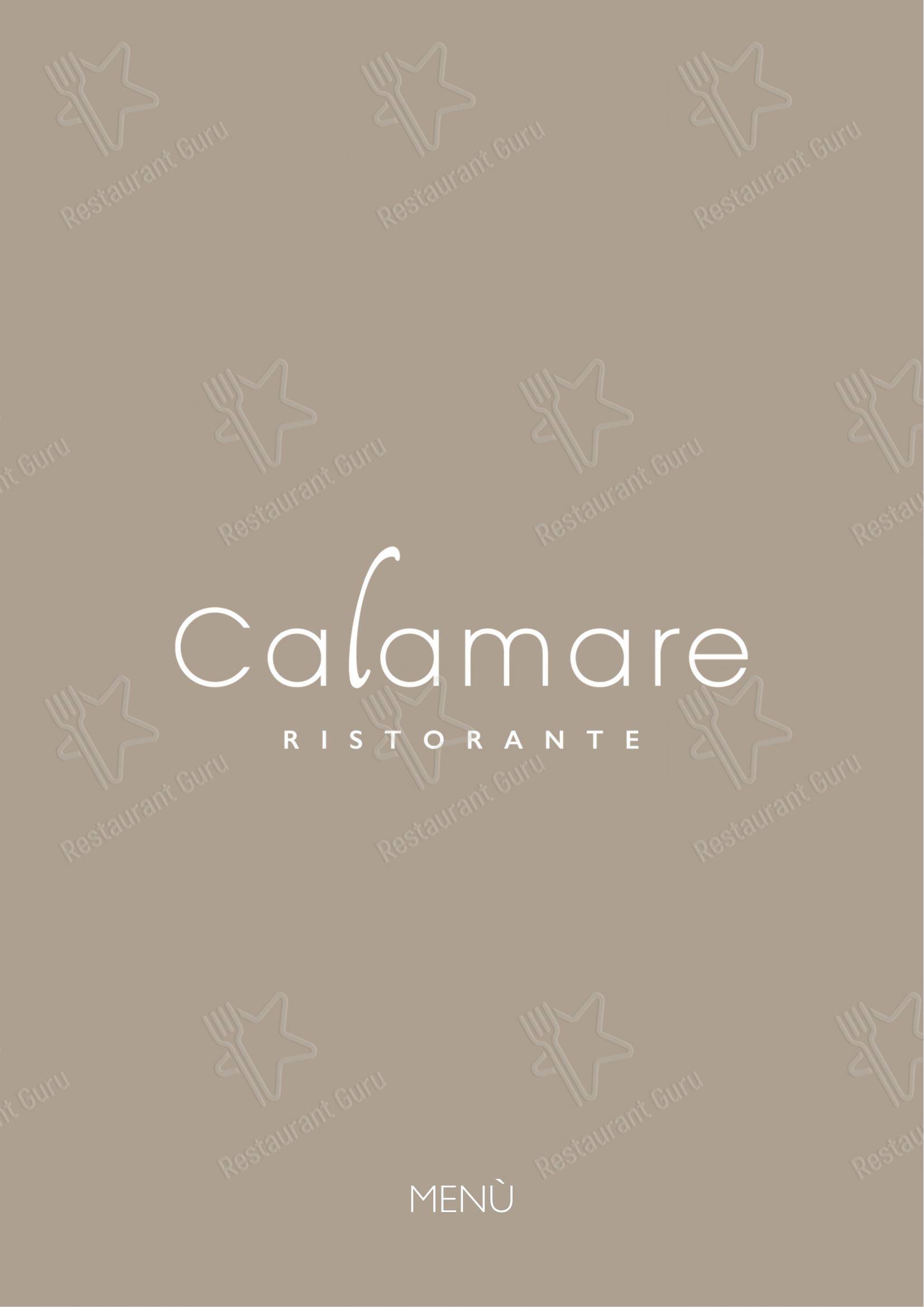 菜单 per Ristorante Calamare ristorante
