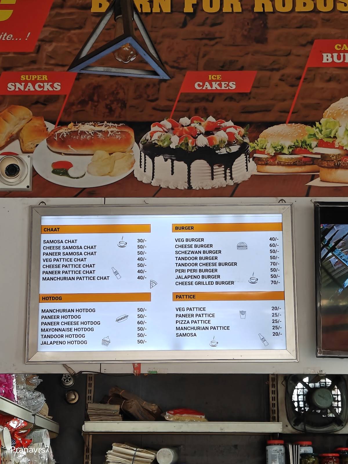 Campus Choice Bakers menu
