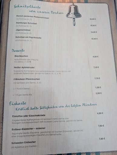 Menu de Captain Flint