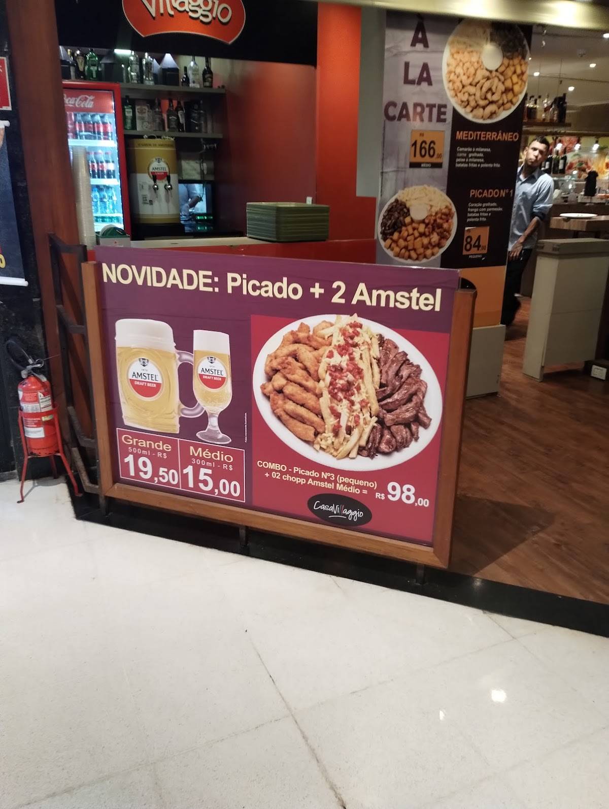 Casa Villaggio cardápio
