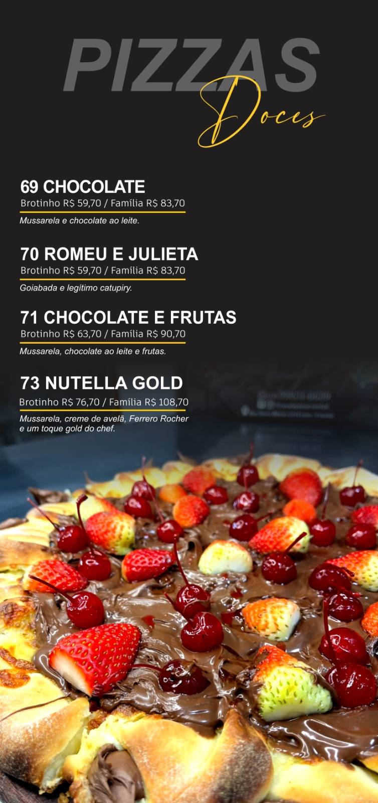 Casa da Pizza Conchal cardápio