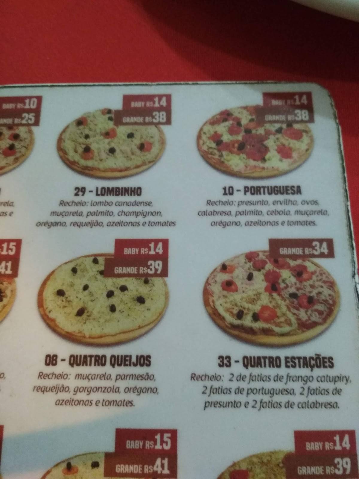 Cascata Pizzas Unidade - Av. Orlando Dompieri cardápio