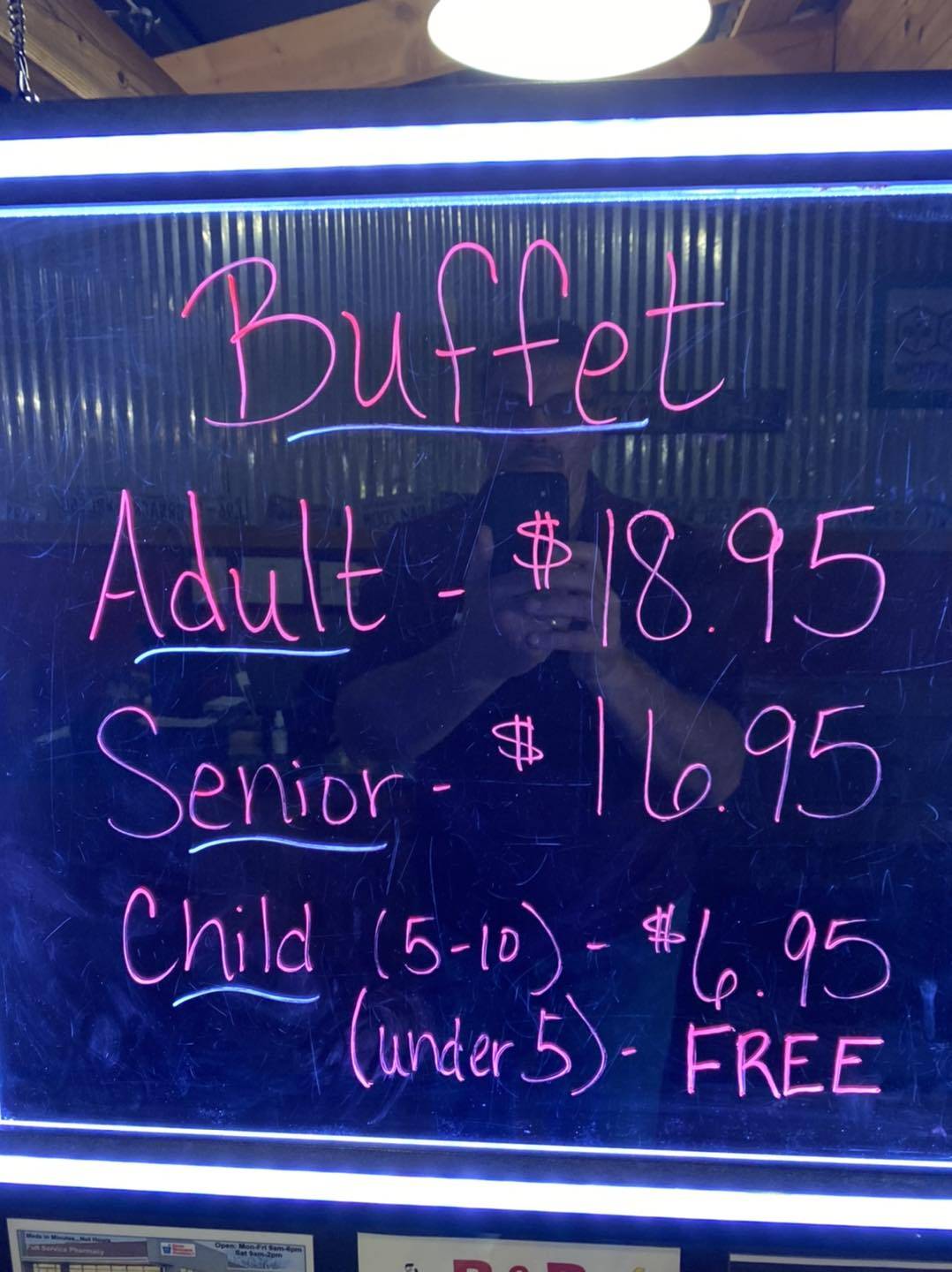 Menu at Catfish Country restaurant, Booneville, US45