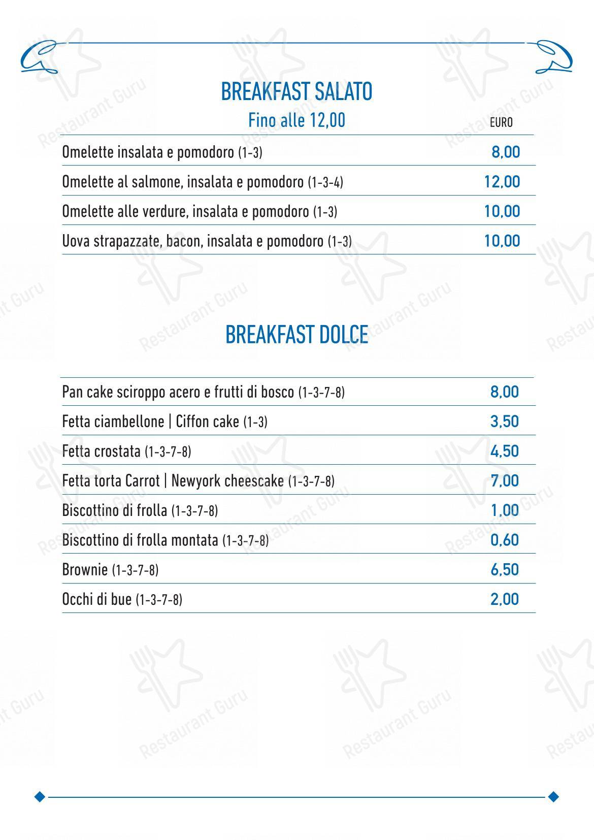 Menu di Cavalletti Caffè - 菜单