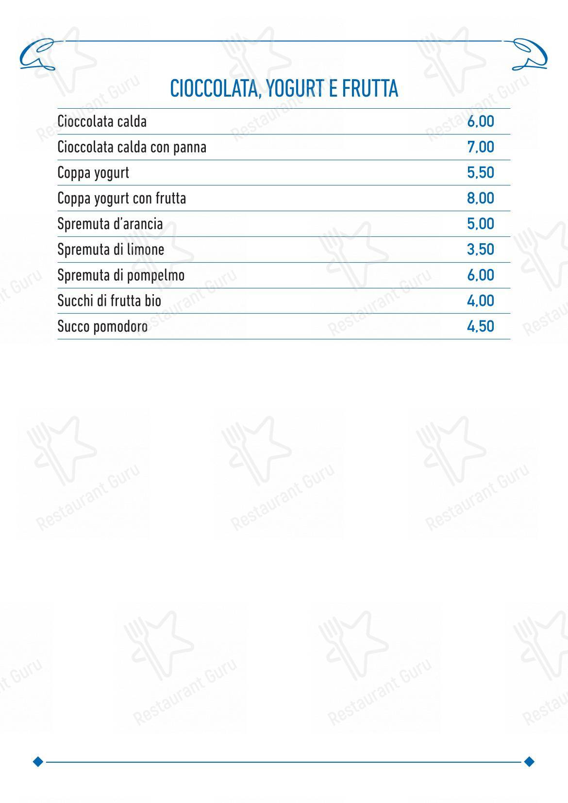 菜单 per Cavalletti Caffè pub & bar