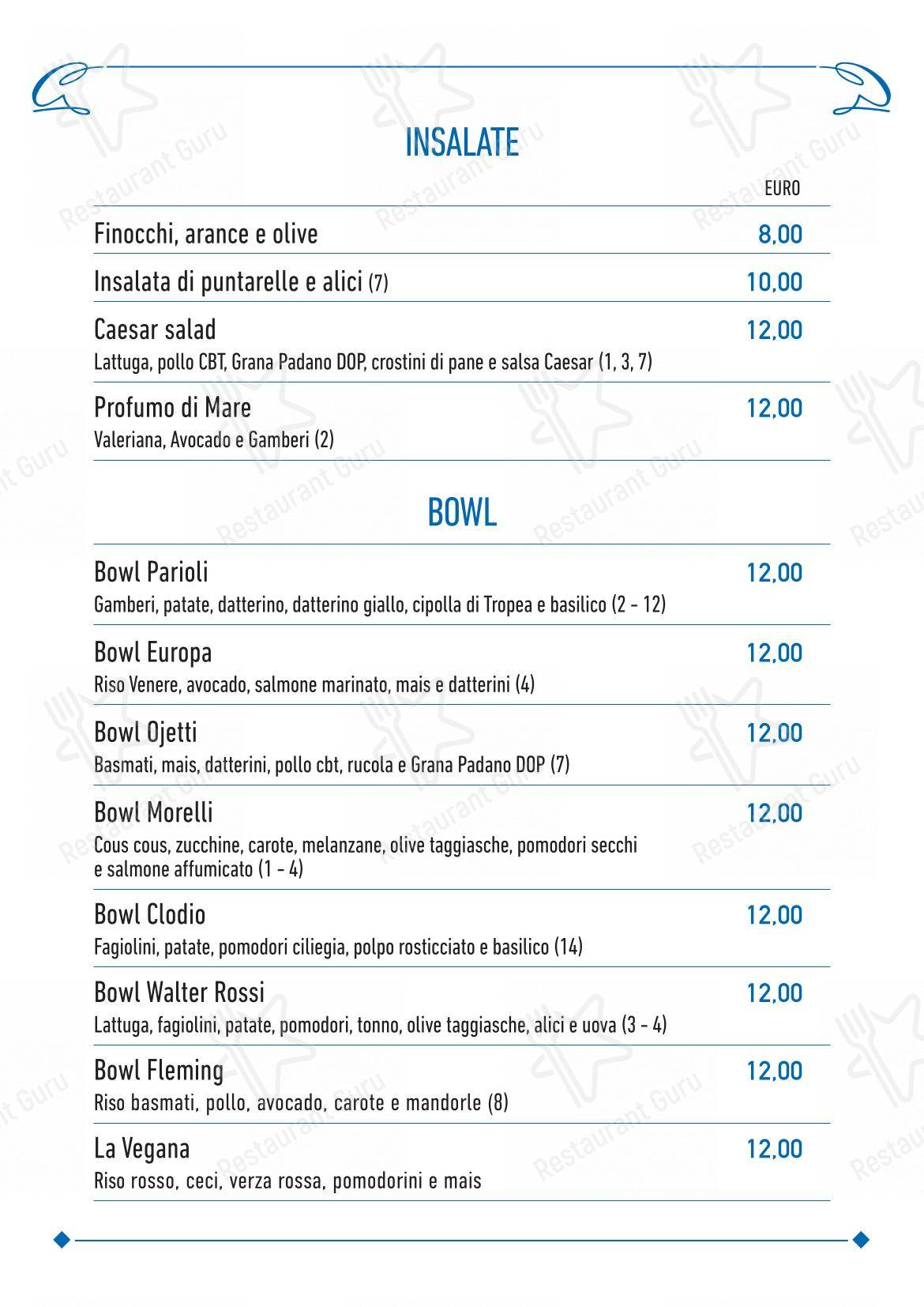 菜单 per Cavalletti Caffè pub & bar