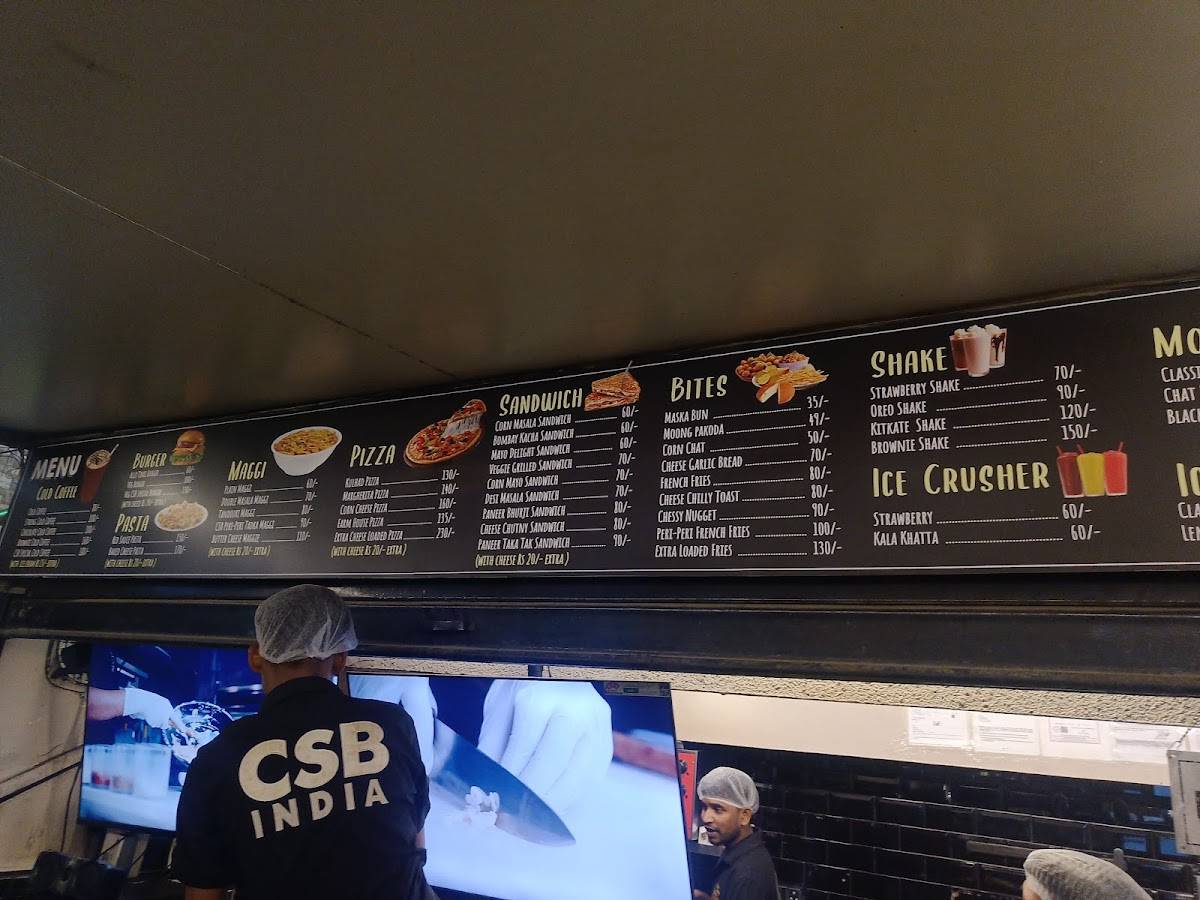 Chai Sutta Bar Indore menu