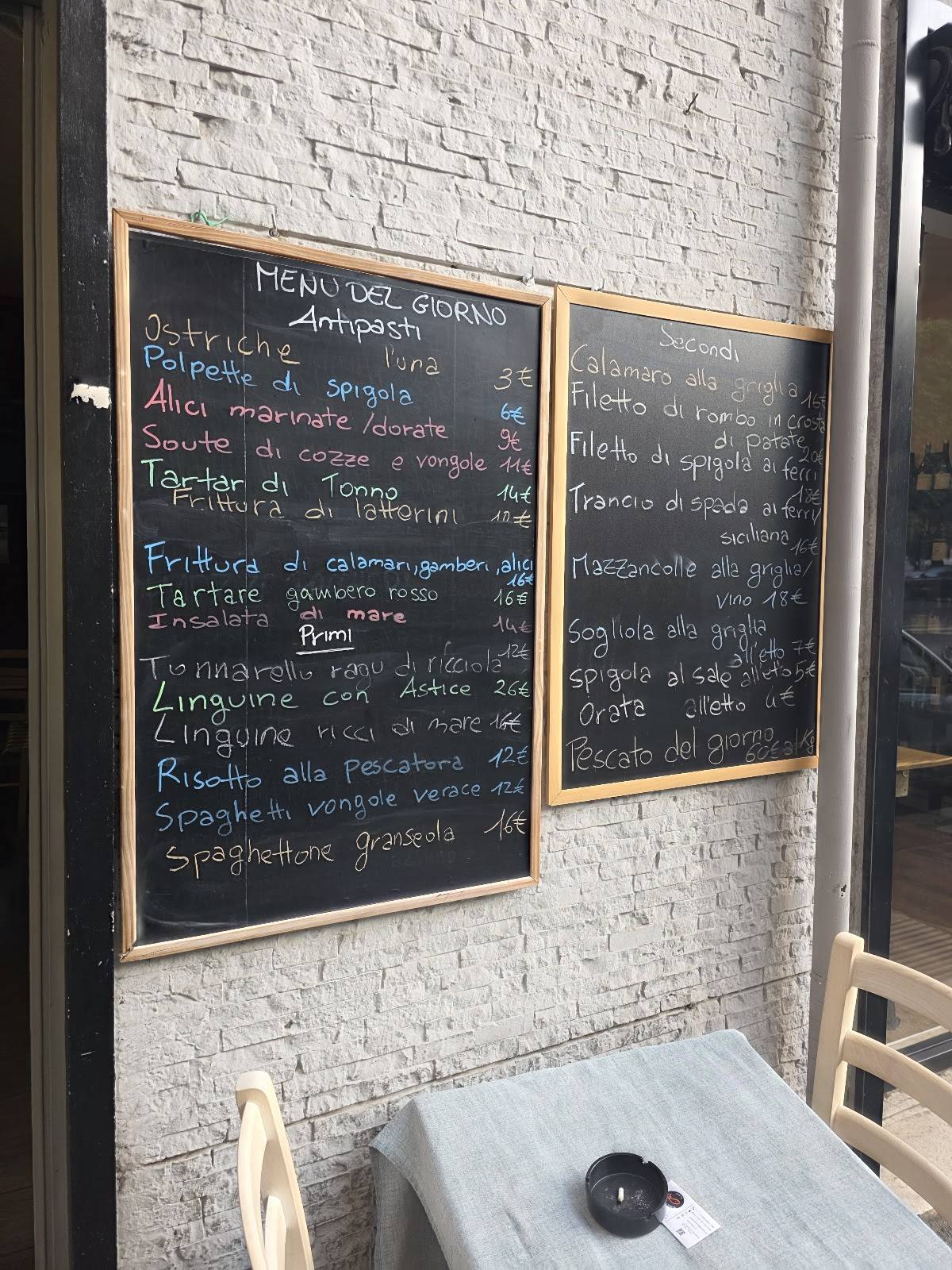 Menu de Che FC Ristorante di pesce