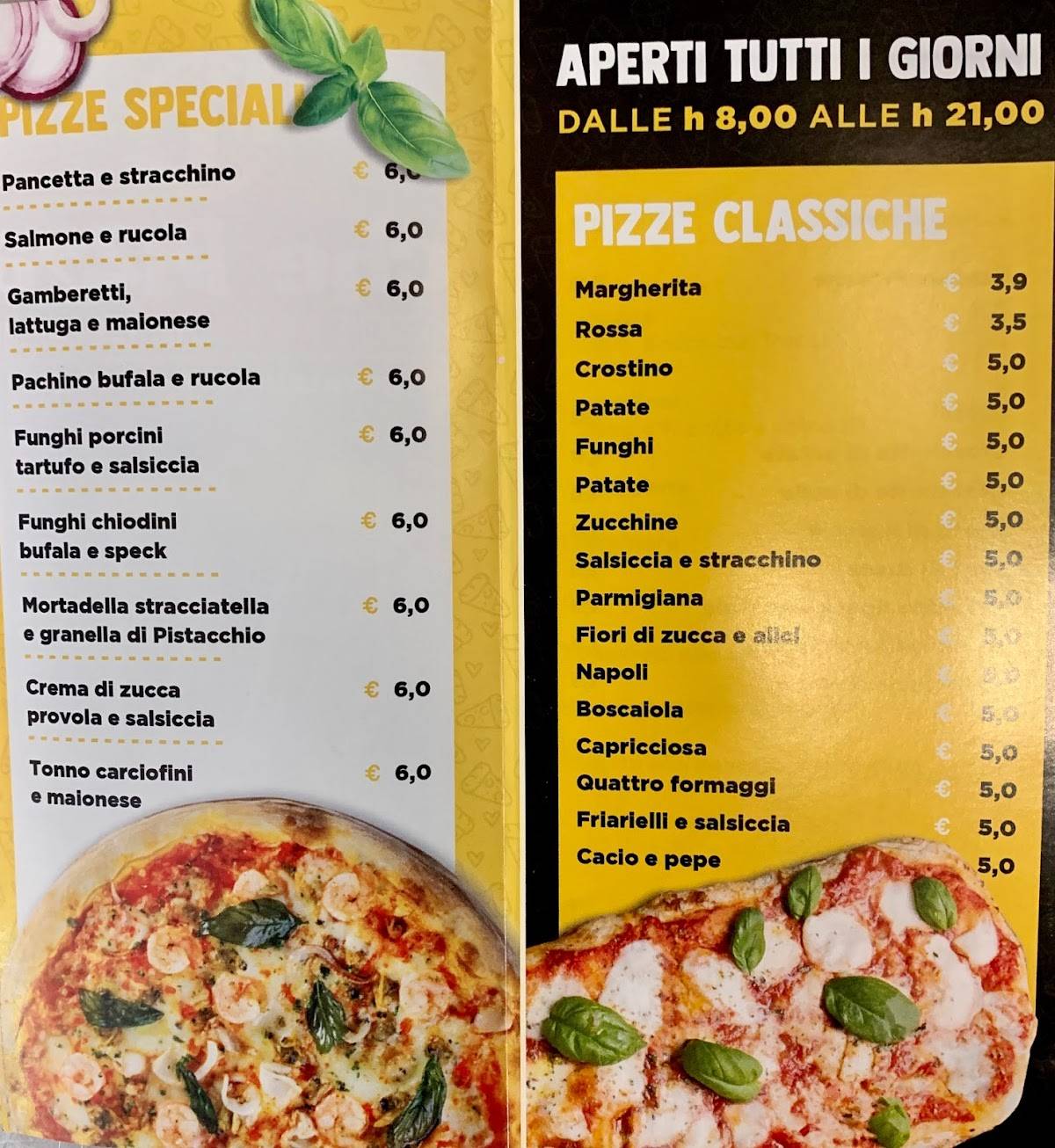 Menu di Che Pizza Mg 