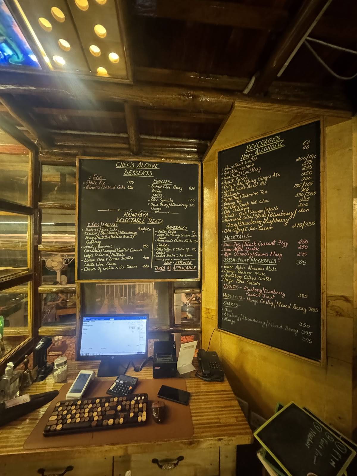 Chef's Alcove menu