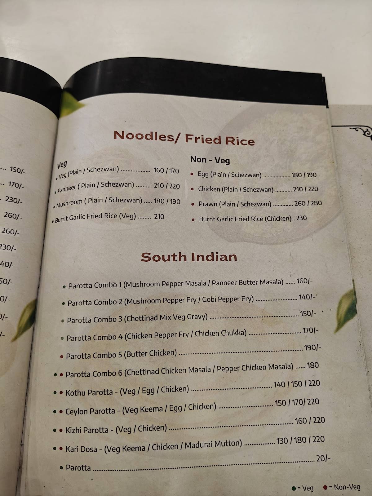 Chennai's Empire Biryani Coimbatore menu