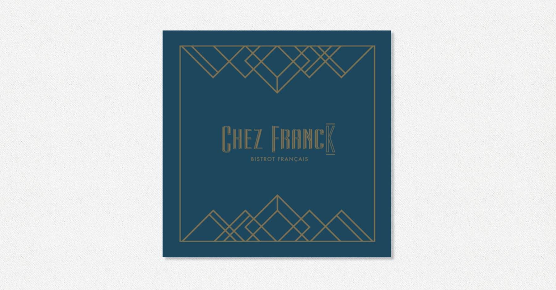Menu de Chez Franck