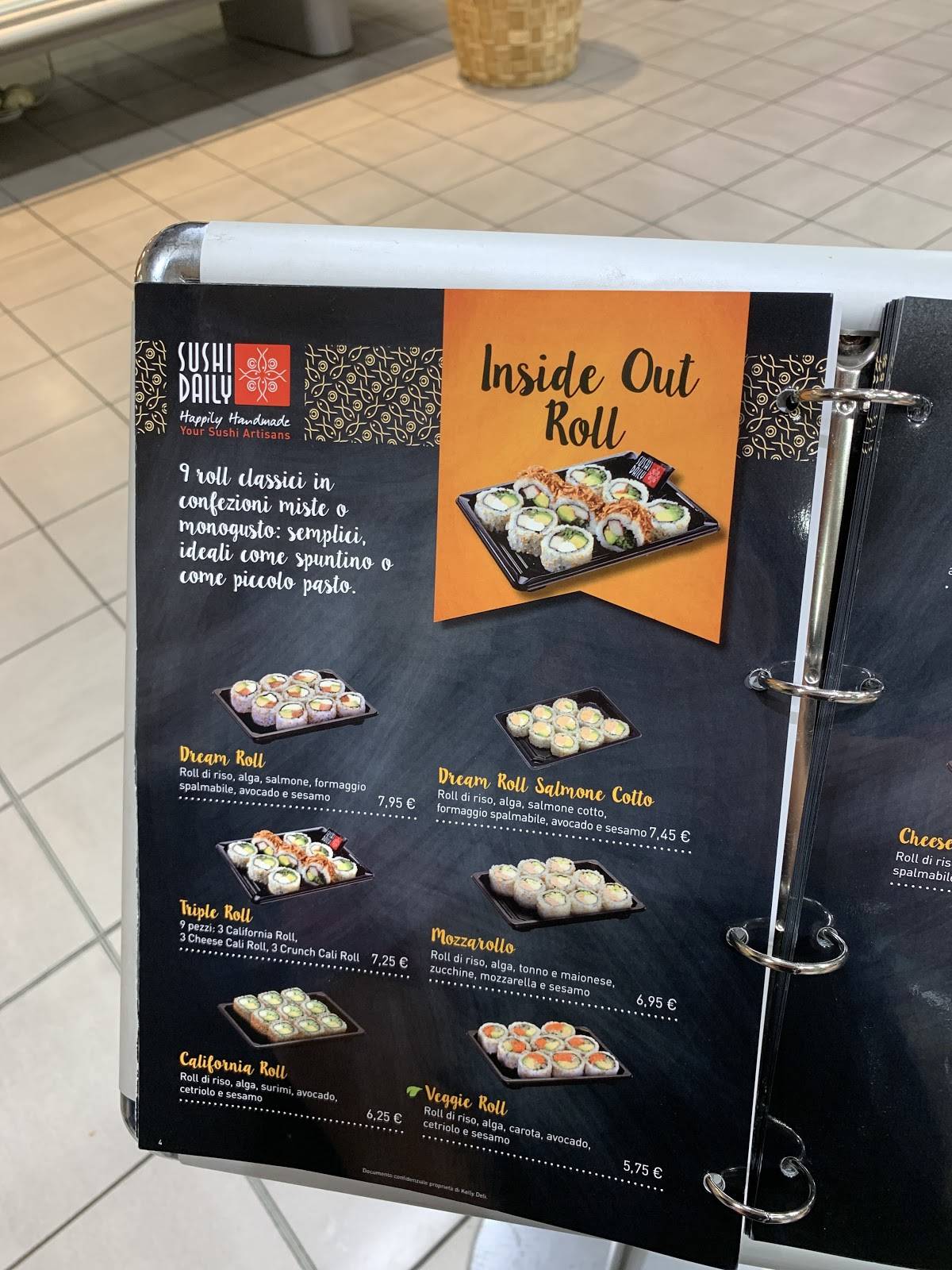 Menu di Sushi Daily 