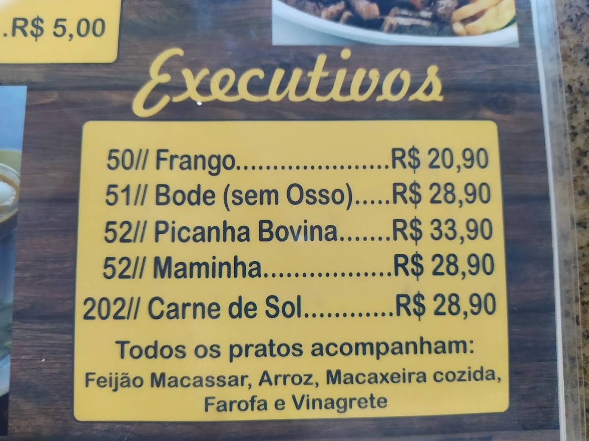 Churrascaria Sabor Do Rancho cardápio
