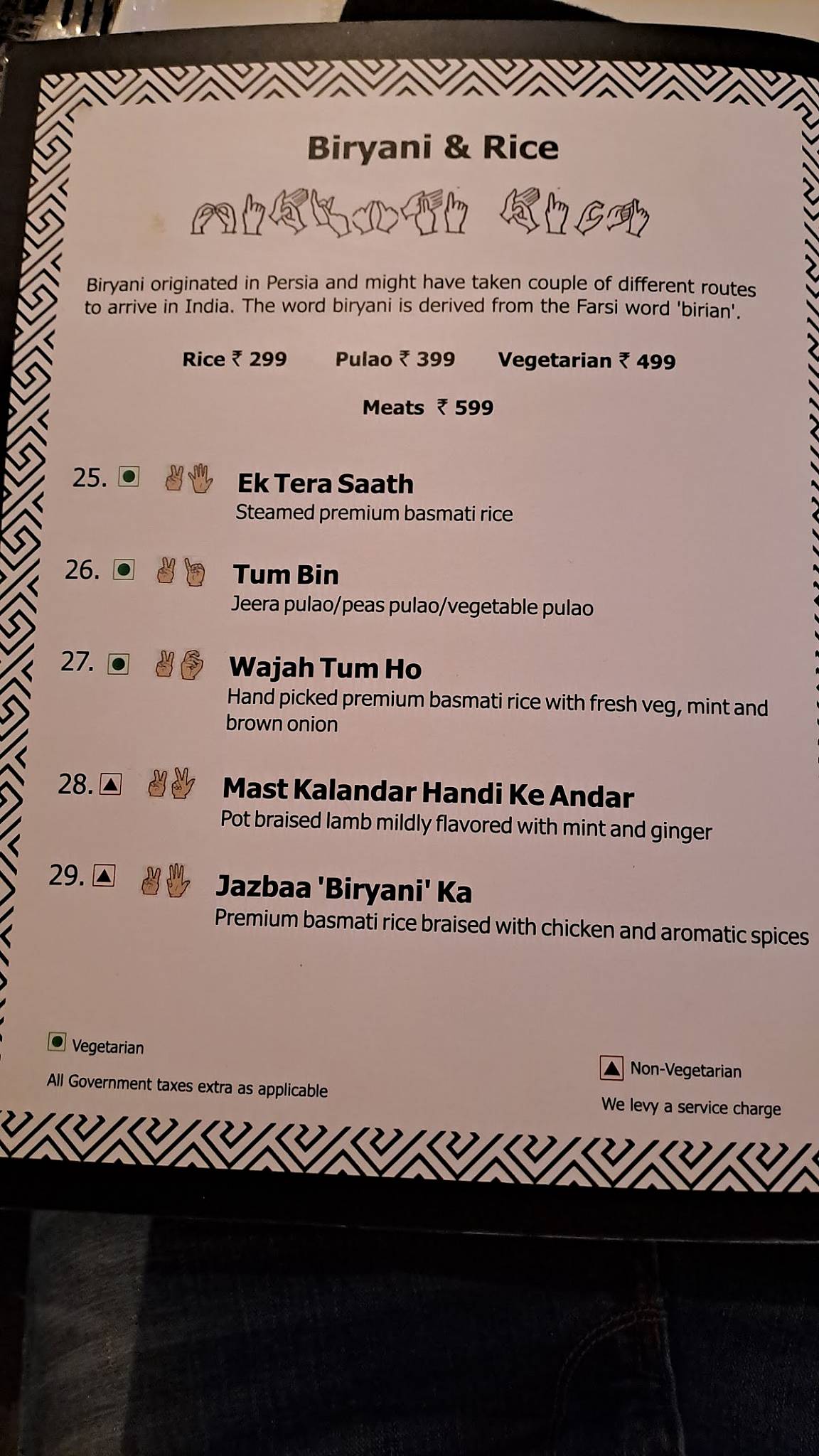 Citrus Cafe by Lemon Tree menu