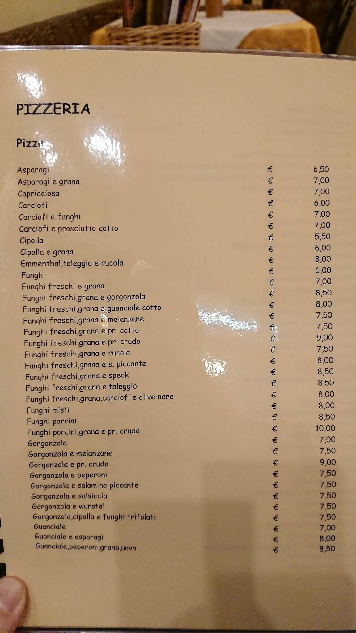 Menu di Clan Pizz Di Golfre' Andreasi Maria Clara 