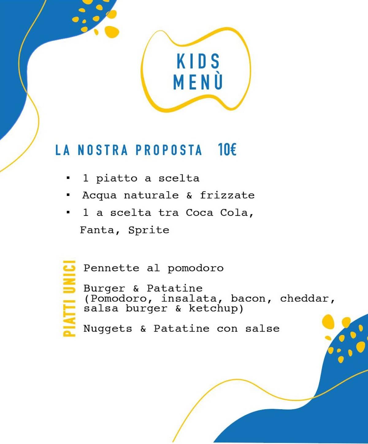 Menu di Clandestino Reef Club 