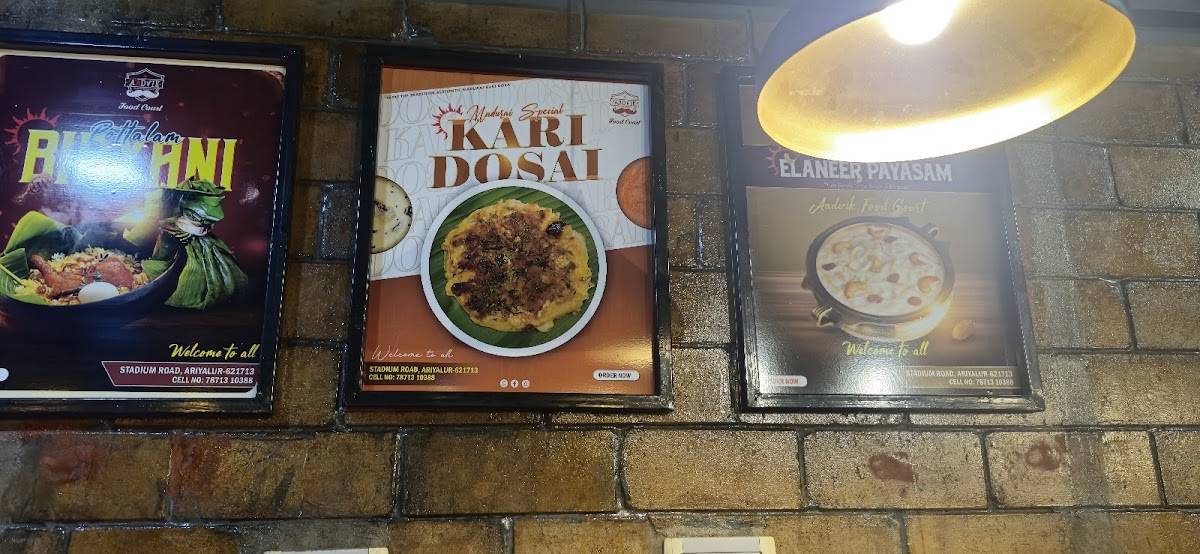 Classic Rider Café Ariyalur menu