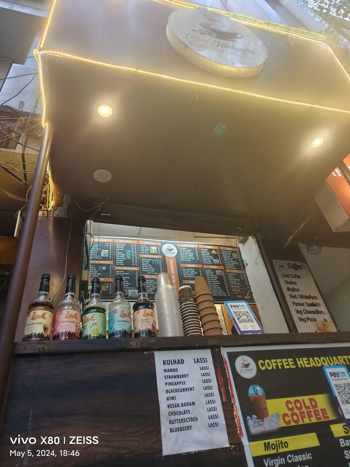 Coffee Headquarter menu