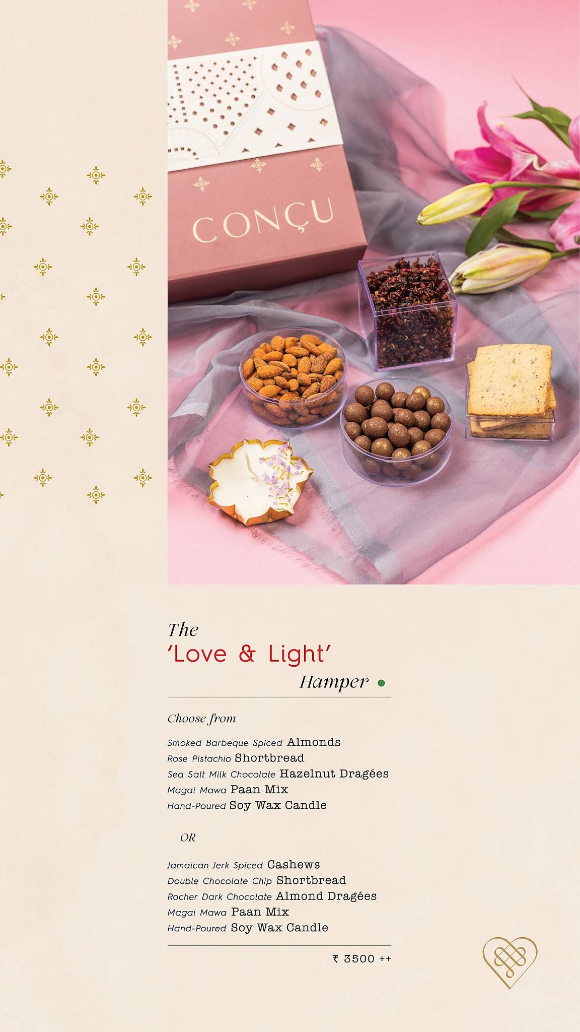 Conçu Jubilee Hills menu