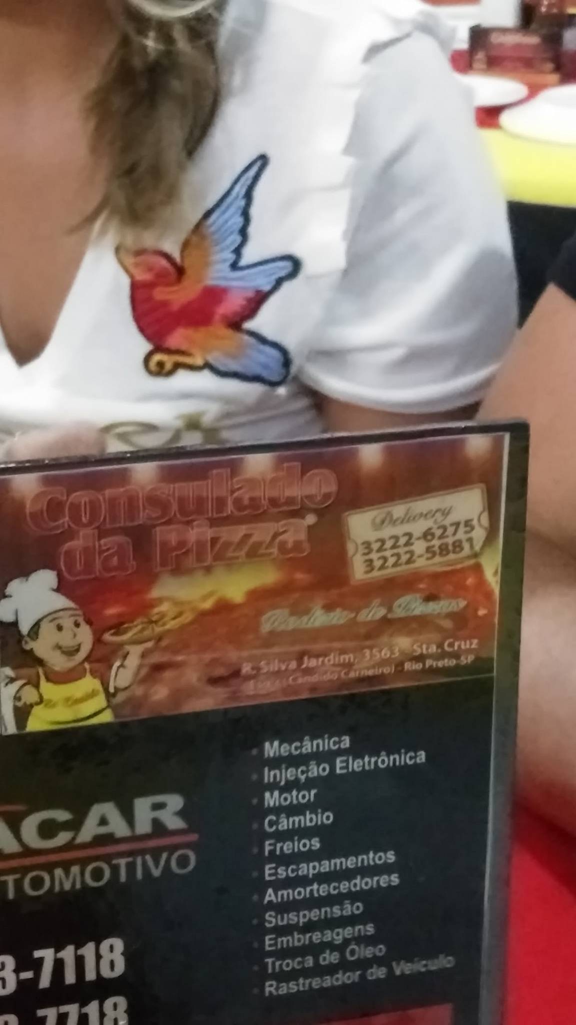 Consulado da Pizza cardápio