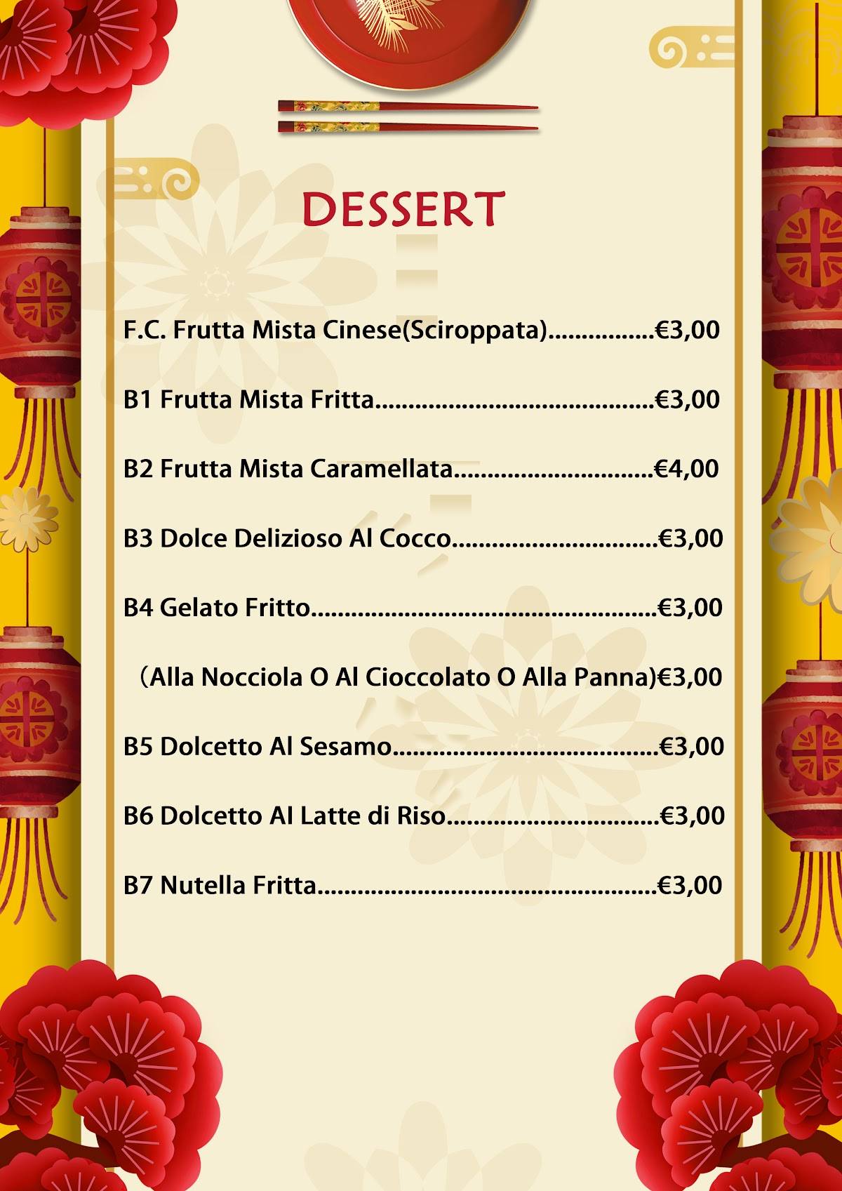 Menu di Pechino 