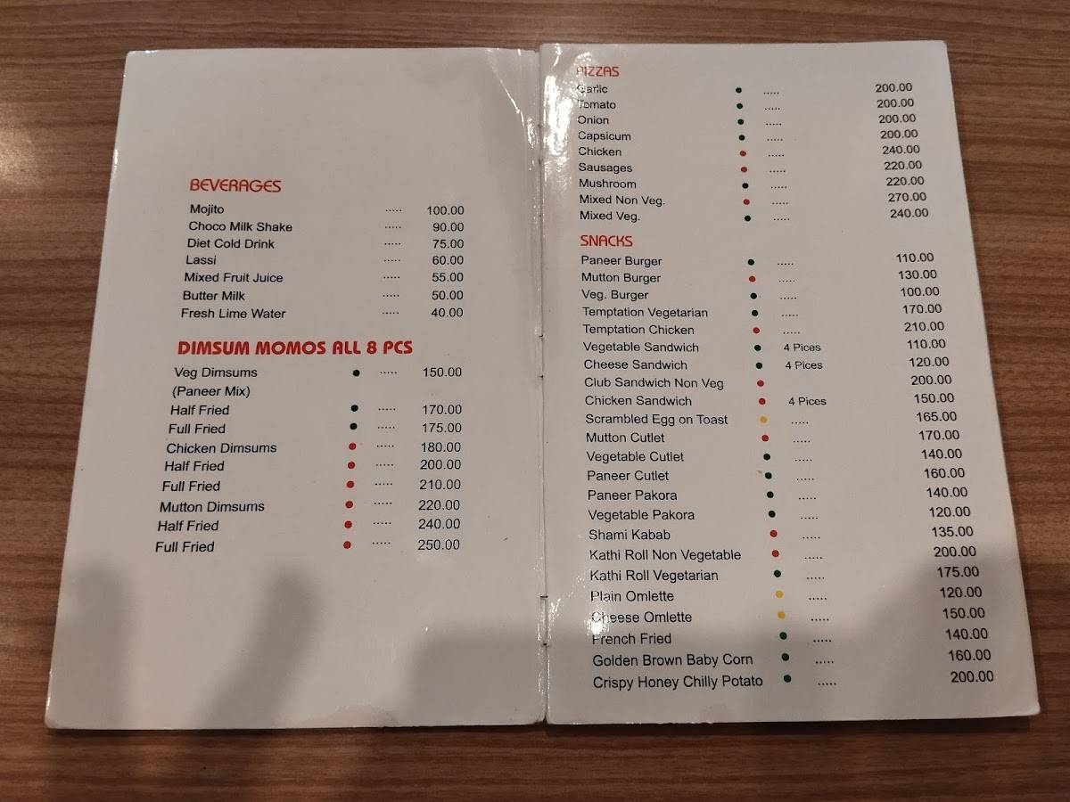 Countdown Restaurant Since 1984 menu